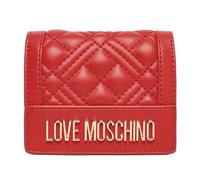 Moschino Damen Geldbörse Love Reißverschluss Around schwarz JC5611 schwarz, Rot A26mo23, Taglia Unica, Casual