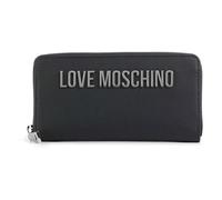 Moschino Damen Geldbörse Love Reißverschluss Around schwarz JC5611 schwarz, Schwarz Silber, Taglia Unica, Casual