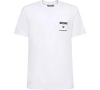 Moschino - In Love We Trust T-Shirt - Größe 52 - weiß