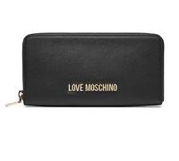 Moschino Love Geldbörse Damen Reißverschluss Rund Schwarz JC5611 Schwarz, Jc5700 Schwarz, One Size, Casual