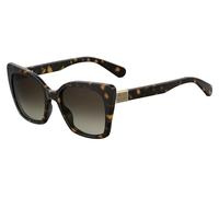 Love Moschino Damen MOL000/S Sonnenbrille, Braun (DKHAVANA), 53