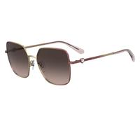 MOSCHINO LOVE MOL075/S Sonnenbrille, Pink, Gold, 56 für Damen, Pink Gold, 54