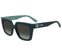 Moschino Love Sonnenbrille MOL099/S Green Pattern 53 Acetat Damen