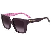 Moschino Love Sonnenbrille MOL099/S Pattern Violet 53 Acetat Damen
