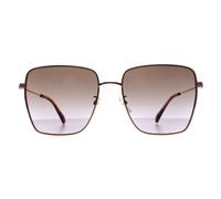 Moschino MOS072/G/S DDB QR Sonnenbrille in RosÃ©gold mit violettem Farbverlauf Einheitsgröße