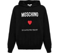 Moschino - Moschino Couture In Love We Trust Hooded Sweatshir - Größe 50 - schwarz