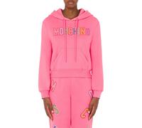 Moschino Organic Cotton Crochet Logo Sweatshirt Pink Größe: 38 | Pullover Outlet | Damen | Rosa