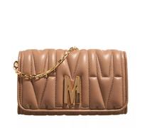 Moschino Portemonnaie - "M" Group Quilted - Gr. unisize - in Braun - für Damen