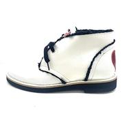 Moschino Scarpe Donna Polacchino Love Ecopelle Naplak Bianco/eco Shearling D20MO30