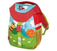 moses 16112 Krabbelkäfer Rucksack für Kinder | Kindergartentasche mit Brustgurt | Für Mädchen und Jungen Kinder-Rucksack, 30 cm, Bunt