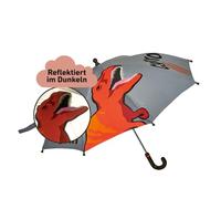 moses. reflektierender Regenschirm T-Rex, Kinderregenschirm mit Dino-Motiv, cooler Schirm für Jungs, das Highlight für Regentage, Durchmesser: 65 cm