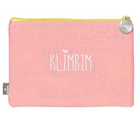 moses. Täschchen Klimbim Happy me | Kosmetiktasche aus Bio-Baumwolle | Für Schminkutensilien, Stifte, Kleinigkeiten und Krims-Krams