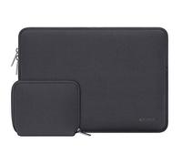 MOSISO Laptop Hülle Tasche 13 Zoll, 13 Zoll Laptophülle Kompatibel mit MacBook Air 13” M5 M4 M3 M2 M1 / Neo A18 / Pro 13, HP Dell Lenovo Surface, Neopren Laptoptasche mit Kleine Etui, Space Grau