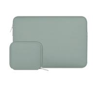 MOSISO Laptop Hülle Tasche 14 Zoll, 14 Zoll Laptophülle Kompatibel mit HP Lenovo Dell ASUS Acer, HP Stream, Dell Latitude, Lenovo IdeaPad, Neopren Laptoptasche mit Kleine Etui, Antikes Grün