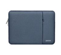 MOSISO Laptop Hülle Tasche 16 Zoll, 15-15,6 Zoll Laptoptasche Kompatibel mit MacBook Pro 16 M4 M3 M2 M1, HP Acer Dell Lenovo ASUS Notebook, Polyester Vertikale Laptophülle mit Beutel, Haze Blau
