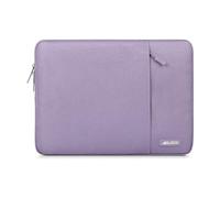 MOSISO Laptophülle 16 Zoll, 15-15,6 Zoll Laptoptasche Kompatibel mit MacBook Pro 16 M4 M3 M2 M1, HP Acer Dell Lenovo ASUS Notebook, Polyester Vertikale Laptop Hülle Tasche mit Tasche, Lila