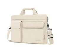MOSISO Laptoptasche 16 Zoll, 15-15,6 Zoll Laptop Schultertasche Robust | Wasserabweisend, Stoßfest Umhängetasche mit Mehrere Fächer&Gürtel Kompatibel mit MacBook Pro 16, HP Dell Lenovo, Sand