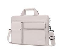MOSISO Laptoptasche 16 Zoll, 15-15,6 Zoll Laptop Schultertasche Robust | Wasserabweisend, Stoßfest Umhängetasche mit Mehrere Fächer&Gürtel Kompatibel mit MacBook Pro 16, HP Dell Lenovo, Steingrau