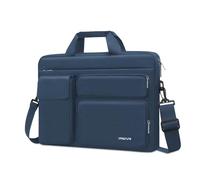 MOSISO Laptoptasche 16 Zoll, 15-15,6 Zoll Laptop Schultertasche Robust | Wasserabweisend, Stoßfest Umhängetasche mit Mehrere Fächer&Gürtel Kompatibel mit MacBook Pro 16, HP Dell Lenovo, Haze Blau