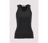 MosMosh Top: Seidenmix, weich, elegant M/L Black