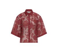 MOSS COPENHAGEN Bluse "Lettiche" in Bordeaux - Größe S/M | Damen Blusen
