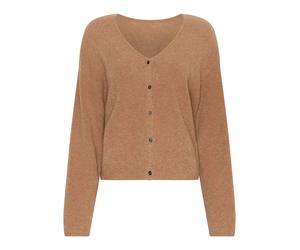 MOSS COPENHAGEN Cardigan "Milania" in Camel - Größe S/M | Damen Pullover Cardigans