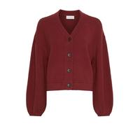 MOSS COPENHAGEN Cardigan "Zafina" in Bordeaux - Größe M/L | Damen Pullover Cardigans