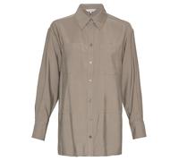 MOSS COPENHAGEN Hemd "Sophine Emma" in Hellbraun - Größe S/M | Damen Blusen