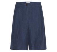 MOSS COPENHAGEN Leinen-Bermuda in Dunkelblau - Größe XS | Shorts