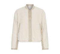 MOSS COPENHAGEN Teddyjacke in Creme - Größe M/L | Damenjacken