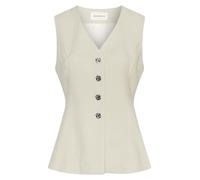 MOSS COPENHAGEN Weste in Creme - Größe M | Damenjacken