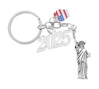 MOTHNUR Schlüsselanhänger Freiheitsstatue aus Zinklegierung mit Feinen Details Langlebiger York Souvenir Schlüsselring für Geldbörse Mädchen und Tasche Eleganter York Keychain Anhänger