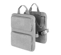 MotiveTech Gepäckorganizer für Koffer, tragbare Laptoptasche, einfache Installation, praktische Reisetasche für Wochenendtrips, Grau