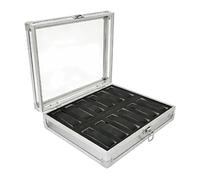 MotiveTech Uhrenbox-Organizer, Aufbewahrungszubehör, 12 Fächer, klassisches Uhrenetui, Präsentationsbox