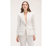 Motivi Single-breasted Crepe Fabric Blazer White Größe: 38 | Blazer Outlet | Damen | Weiß