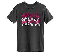 Motley Crue 'Girls Girls Girls' (Charcoal) T-Shirt - Amplified Clothing (x-small)