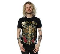 Motley Crue Herren Exquisite Dagger T-Shirt, Schwarz, S