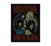 Motley Crue - MÖTLEY CRÜE - Patch Aufnäher Shout at the devil 7,5x10cm