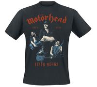 Motörhead 50 Lemmy Collage T-Shirt schwarz in S