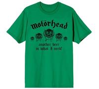 Motörhead 50th Another Beer Männer T-Shirt grün XL 100% Baumwolle Band-Merch, Bands, Nachhaltigkeit