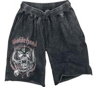 Motörhead Aggressive Männer Short grau 100% Baumwolle Band-Merch, Bands