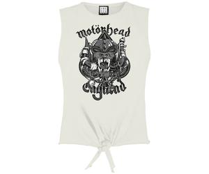 Motörhead Amplified Collection - Snaggeltooth Crest Top weiß in M