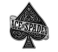 Motörhead Anstecker Ace of Spades, Silber, Schwarz, Accessoire, Pin