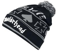 Motörhead Beanie Unisex Mütze schwarz/grau 70% Polyacryl, 30% Wolle Band-Merch, Bands, Geschenke