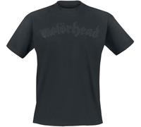 Motörhead Black On Black Logo Männer T-Shirt schwarz