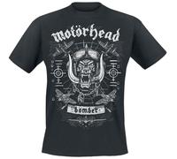 Motörhead Bomber Planes Männer T-Shirt schwarz S 100% Baumwolle Band-Merch, Bands
