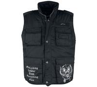 Motörhead Brandit Bastards - Ranger Vest Weste schwarz in 4XL