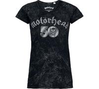 Motörhead Core 50th Frauen T-Shirt grau 100% Baumwolle Band-Merch, Bands