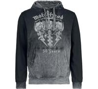 Motörhead Core 50th Männer Kapuzenpullover grau XXL 50% Baumwolle, 50% Polyester Band-Merch, Bands