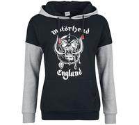Motörhead England Kapuzenpullover schwarz grau meliert in M